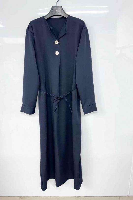 Abaya Femme Bleu canard imod IM775 Efashion Paris