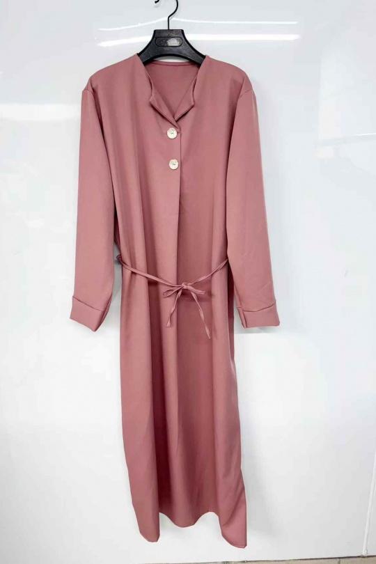 Abaya Femme Bleu canard imod IM775 Efashion Paris