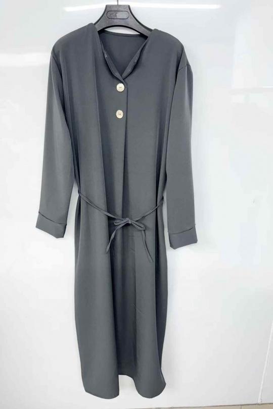 Abaya Femme Bleu canard imod IM775 Efashion Paris