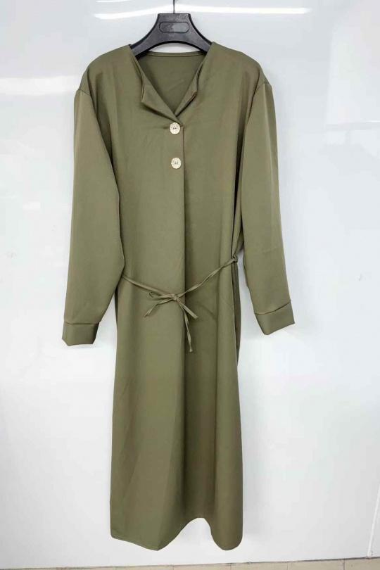 Abaya Femme Bleu canard imod IM775 Efashion Paris