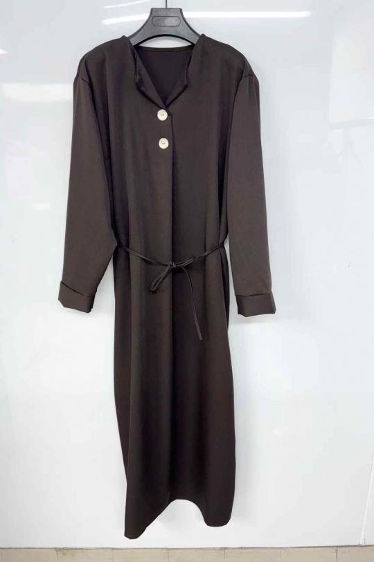 Abaya Femme Bleu canard imod IM775 Efashion Paris