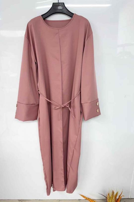 Abaya Femme Rose imod IM777 Efashion Paris