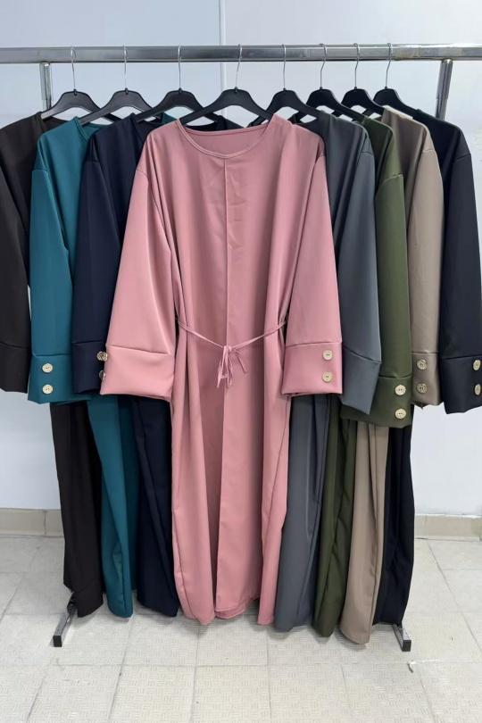 Abaya Femme Rose imod IM777 Efashion Paris