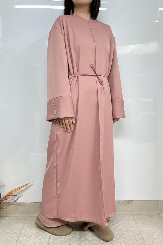 Abaya Femme Rose imod IM777 Efashion Paris