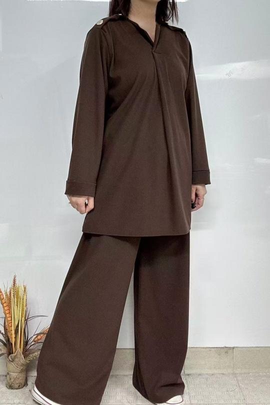 Ensembles Femme Marron imod IM910 Efashion Paris