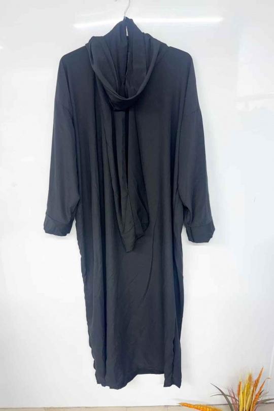Abaya Femme Marron imod IM937 Efashion Paris