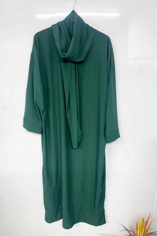 Abaya Femme Marron imod IM937 Efashion Paris