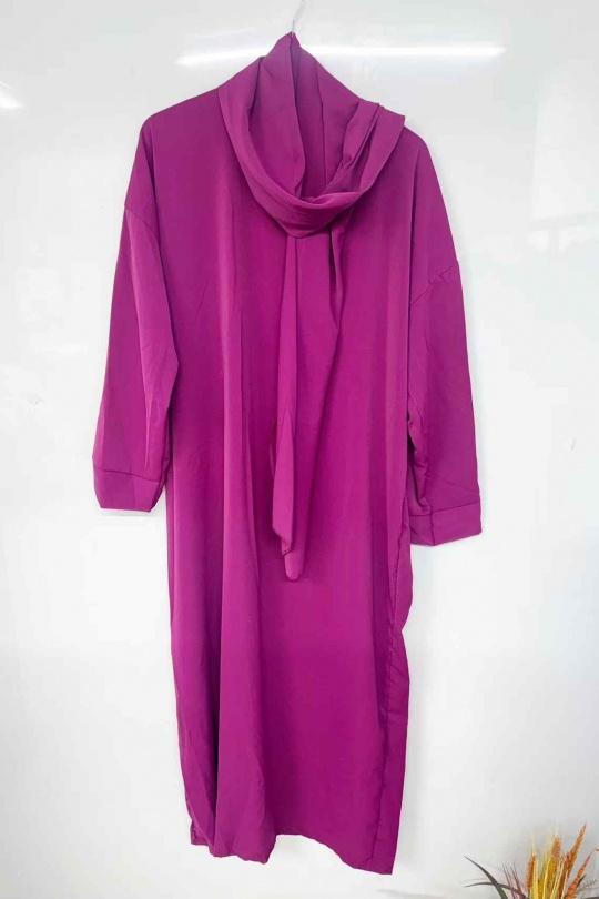 Abaya Femme Marron imod IM937 Efashion Paris