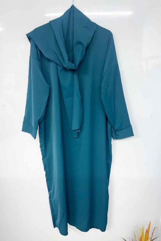 Abaya Femme Marron imod IM937 Efashion Paris