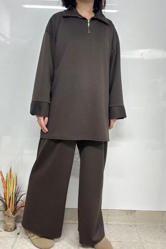 Conjuntos Mujer Brown imod IM957 Efashion Paris