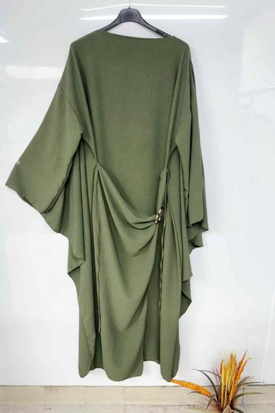 Abaya Femme Kaki imod IM958 Efashion Paris