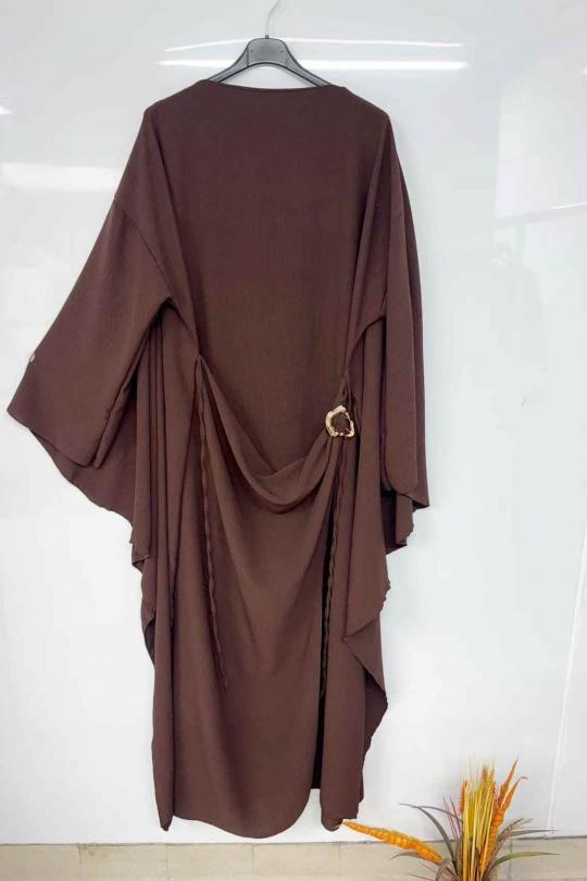 Abaya Femme Kaki imod IM958 Efashion Paris