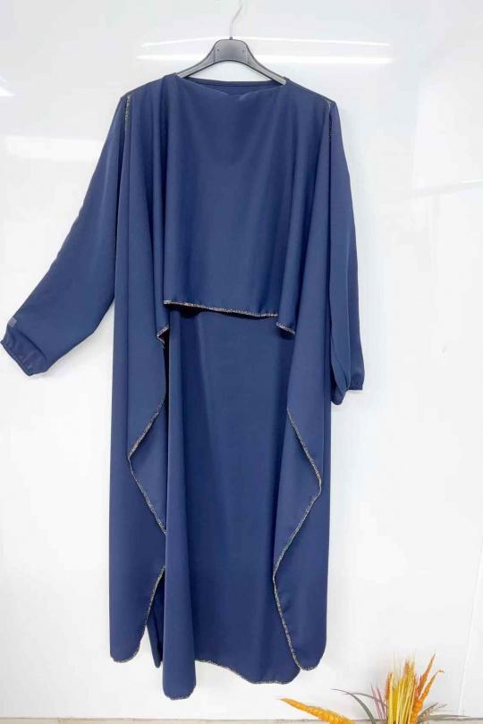 Abaya Femme Noir imod IM959 Efashion Paris