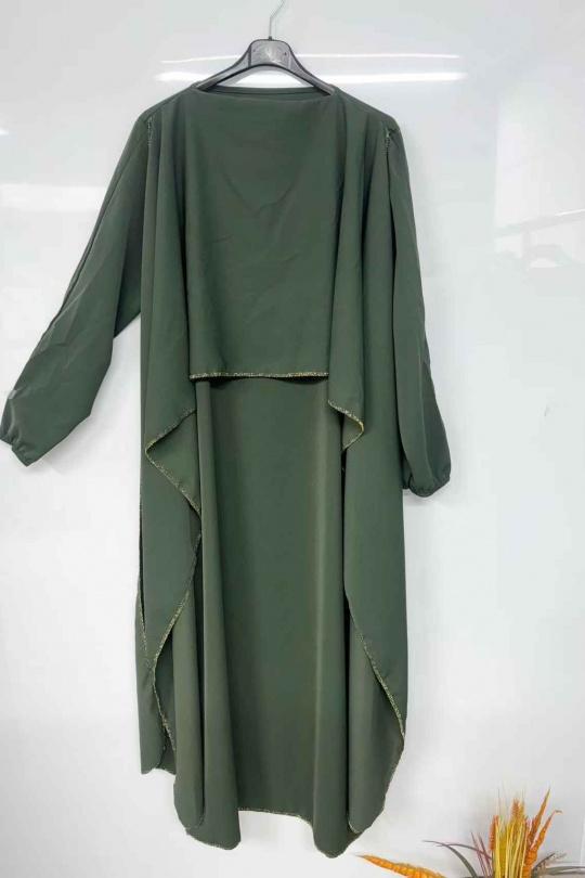 Abaya Femme Noir imod IM959 Efashion Paris