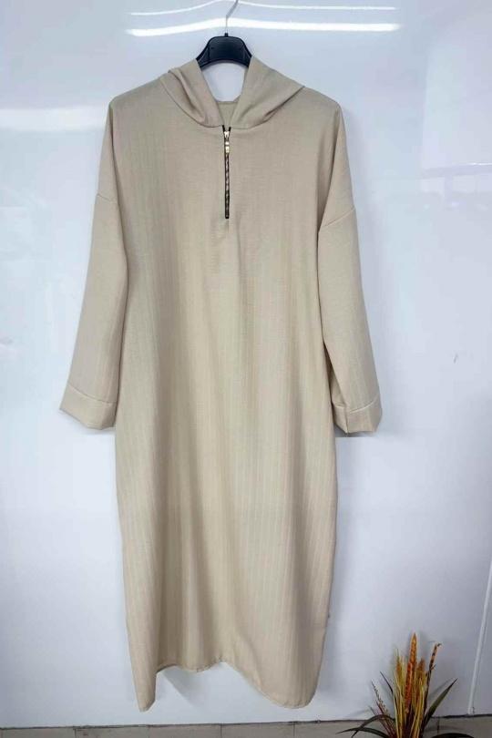 Abaya Femme Bleu jean imod IM968 Efashion Paris