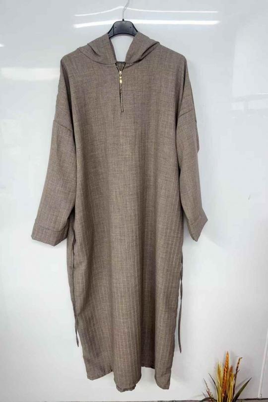 Abaya Femme Bleu jean imod IM968 Efashion Paris