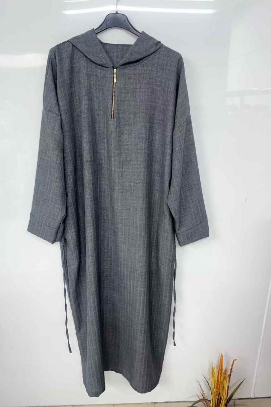 Abaya Femme Bleu jean imod IM968 Efashion Paris