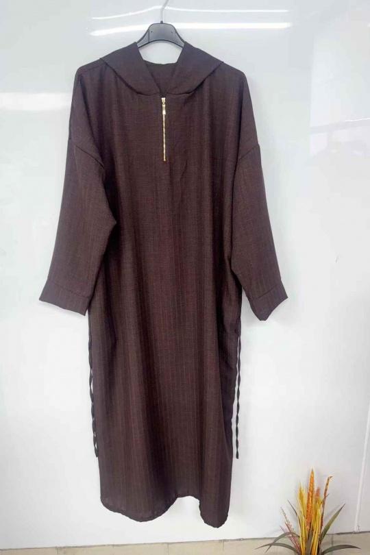 Abaya Femme Bleu jean imod IM968 Efashion Paris