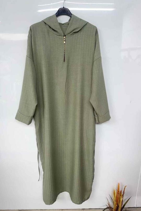 Abaya Femme Bleu jean imod IM968 Efashion Paris
