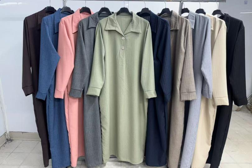 Abaya Femme Kaki imod IM970 Efashion Paris