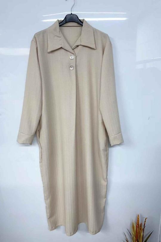 Abaya Femme Kaki imod IM970 Efashion Paris