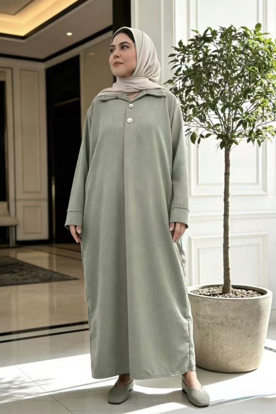 Abaya Femme Kaki imod IM970 Efashion Paris