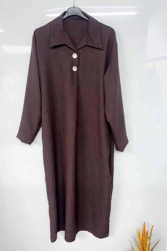 Abaya Femme Kaki imod IM970 Efashion Paris