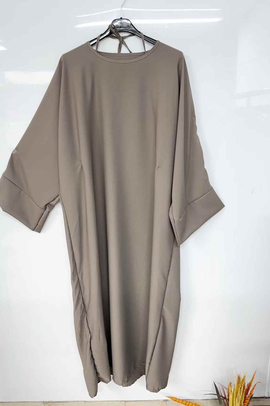 Abaya Femme Marron imod IM983 Efashion Paris