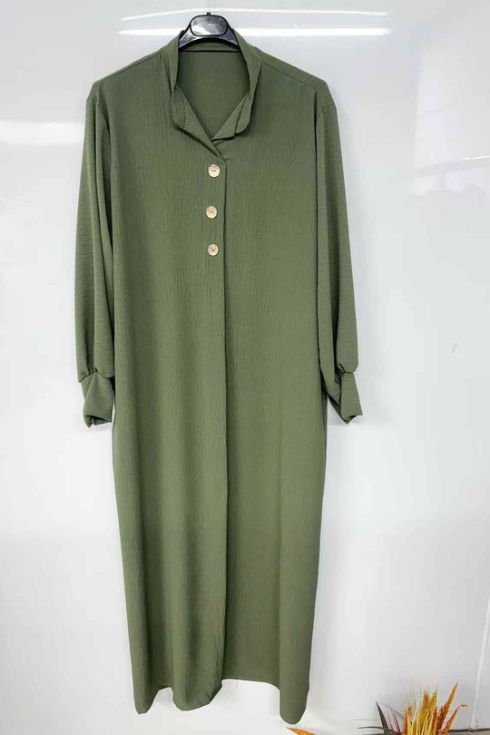 Abaya Femme Kaki imod IM985 Efashion Paris