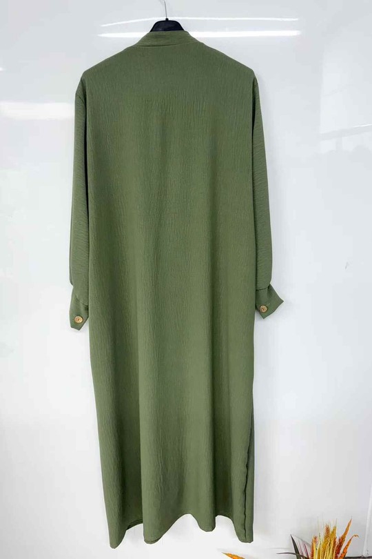 Abaya Femme Kaki imod IM985 Efashion Paris