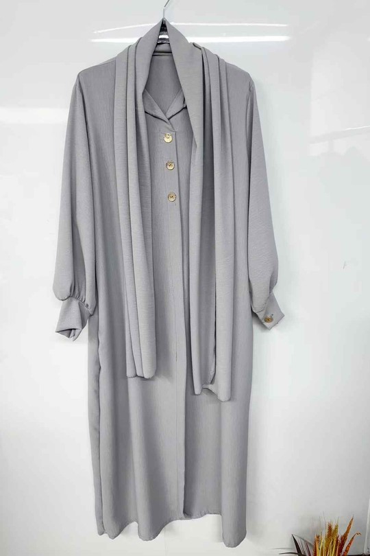 Abaya Femme Kaki imod IM985 Efashion Paris