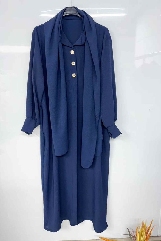 Abaya Femme Kaki imod IM985 Efashion Paris