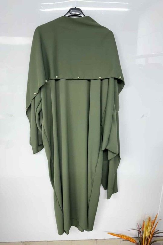 Abaya Femme Bordeaux imod IM992 Efashion Paris