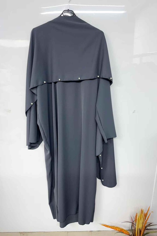 Abaya Femme Bordeaux imod IM992 Efashion Paris