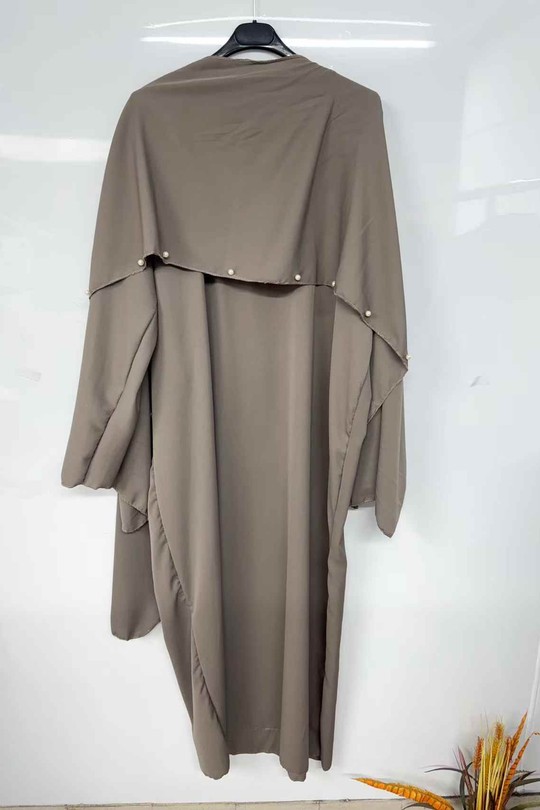 Abaya Femme Bordeaux imod IM992 Efashion Paris