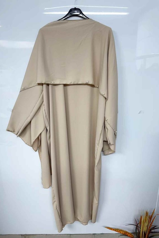Abaya Femme Bordeaux imod IM992 Efashion Paris