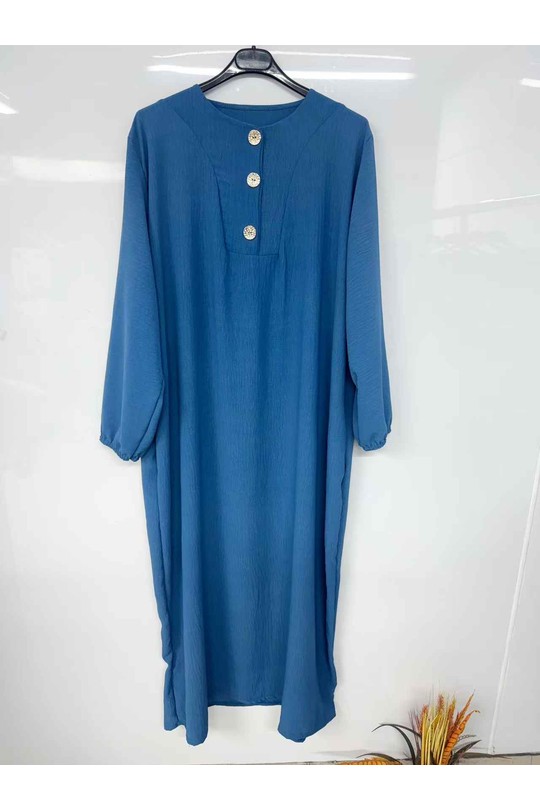 Abaya Femme Bleu jean imod IM998 Efashion Paris