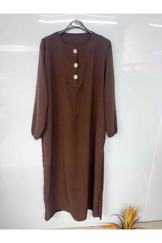 Abaya Femme Bleu jean imod IM998 Efashion Paris