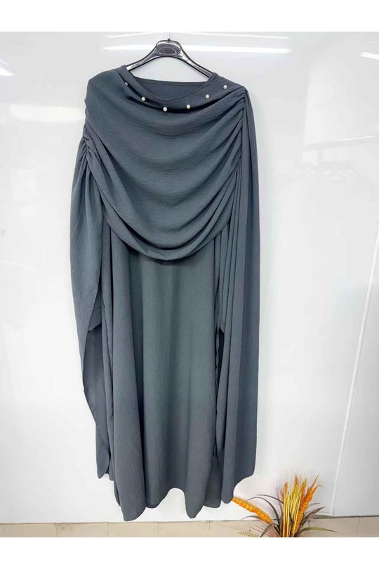 Abaya Femme Bordeaux imod IM999 Efashion Paris