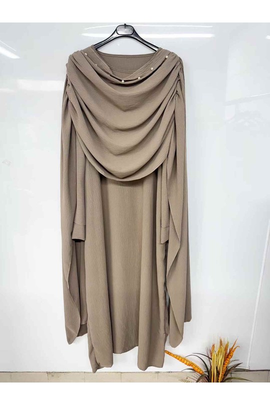 Abaya Femme Bordeaux imod IM999 Efashion Paris