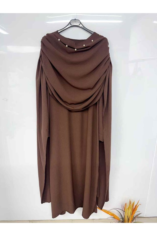 Abaya Femme Bordeaux imod IM999 Efashion Paris
