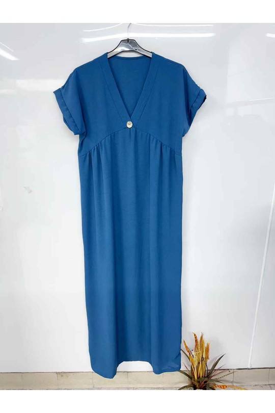 Abiti maxi Donna Black imod IM1026 Efashion Paris