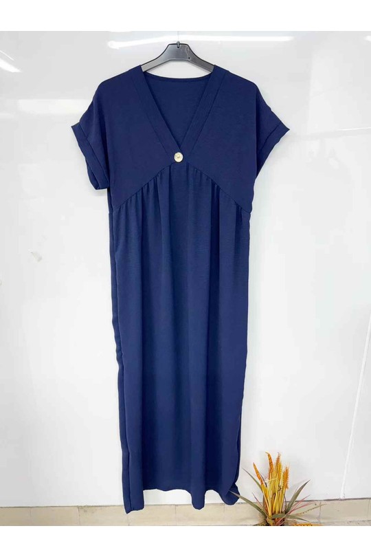 Abiti maxi Donna Black imod IM1026 Efashion Paris