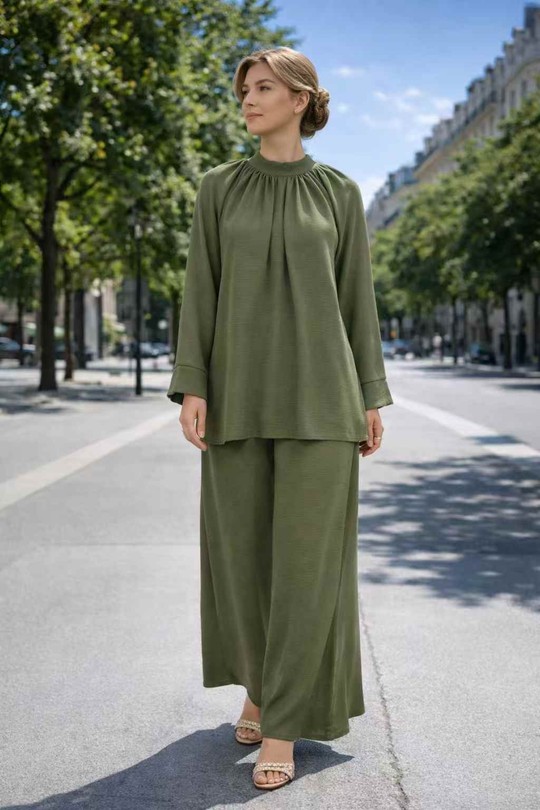 Ensembles Femme Kaki imod IM1028 Efashion Paris