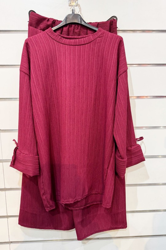Ensembles Femme Bordeaux imod IM1059 Efashion Paris