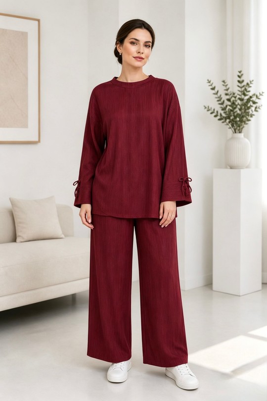 Ensembles Femme Bordeaux imod IM1059 Efashion Paris