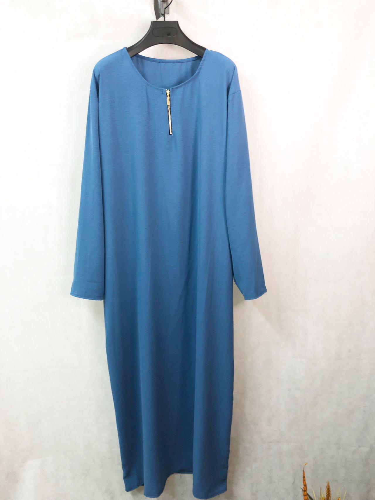 Abaya Femme Bleu jean imod IM155 #c Efashion Paris