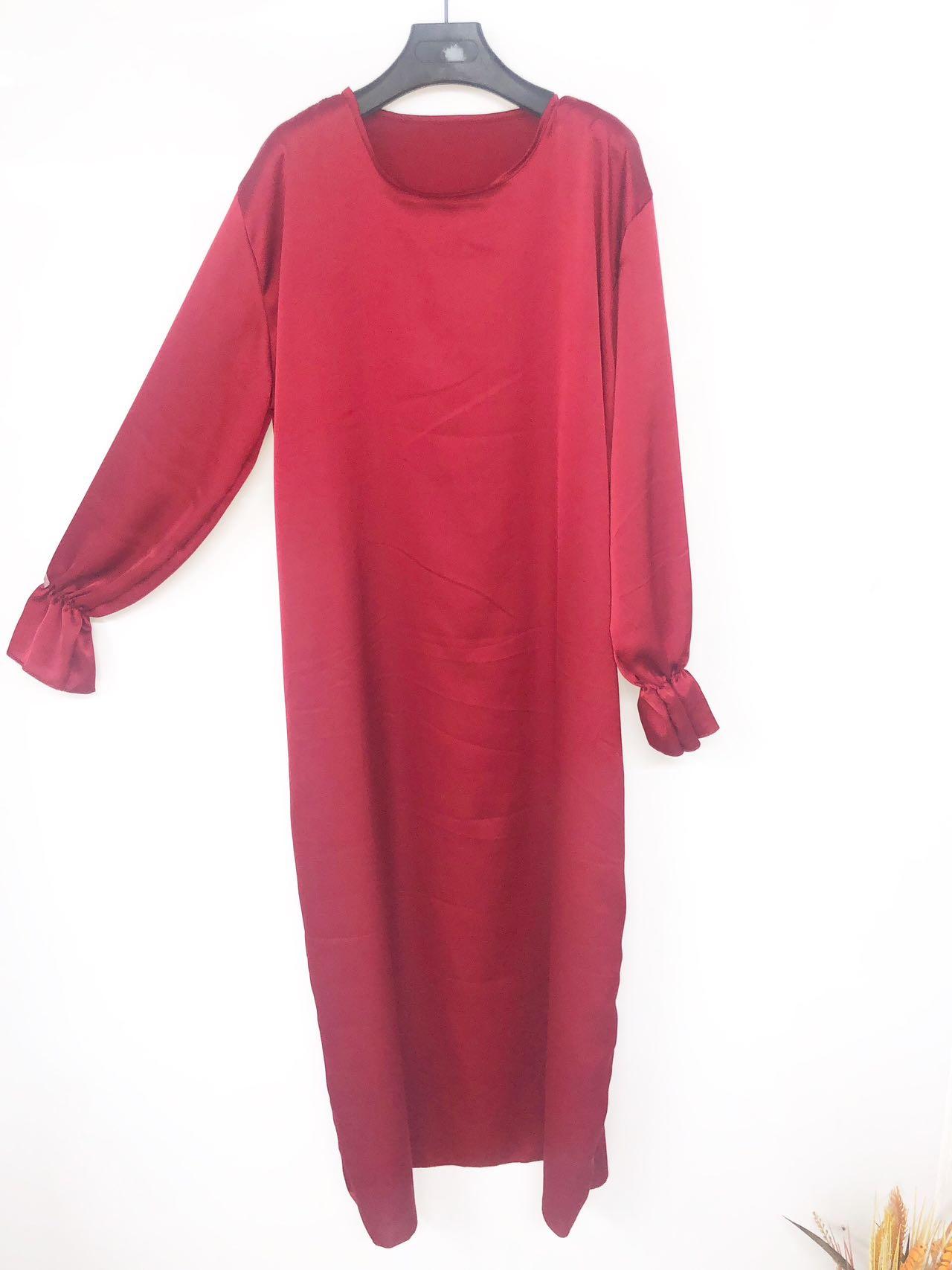 Abaya Femme Bordeaux imod IM332 #c Efashion Paris