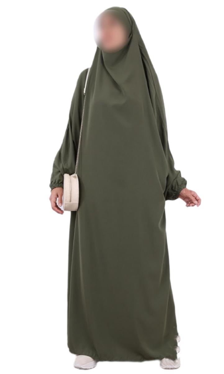Abaya Femme Kaki imod IM537 #c Efashion Paris