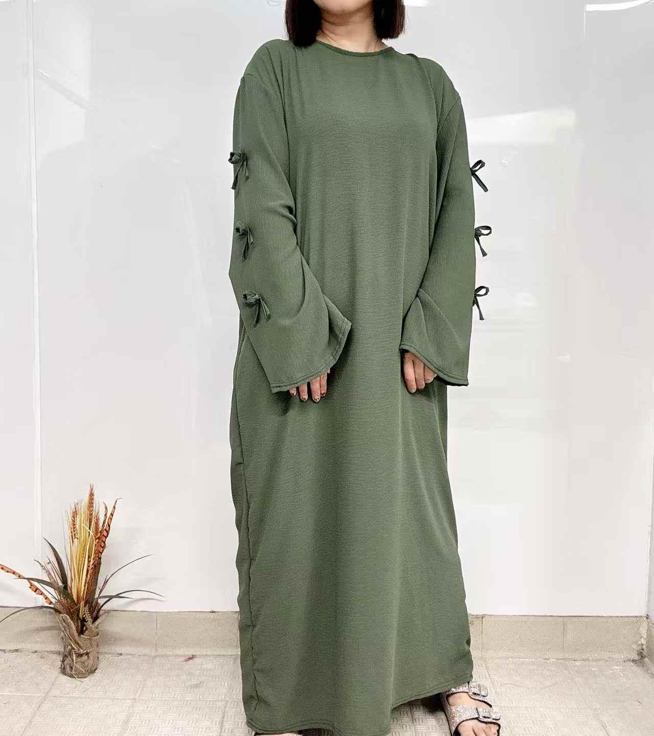 Abaya Femme Kaki imod IM583 #c Efashion Paris